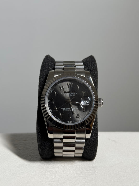 Seiko DateJust Arabic Grey